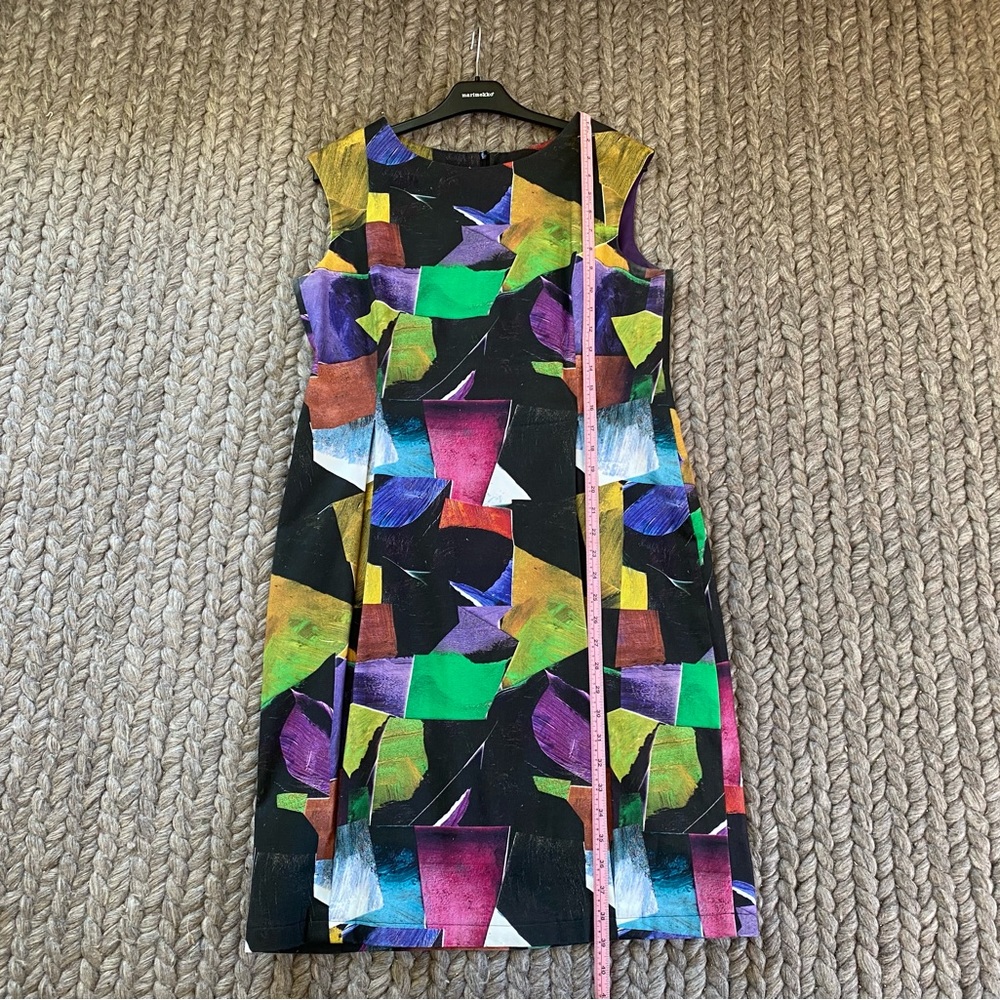 Marimekko mid-length abstract dress 42